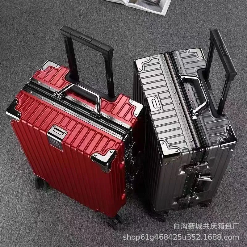 铝框拉杆箱加厚硬壳旅行箱一件代发